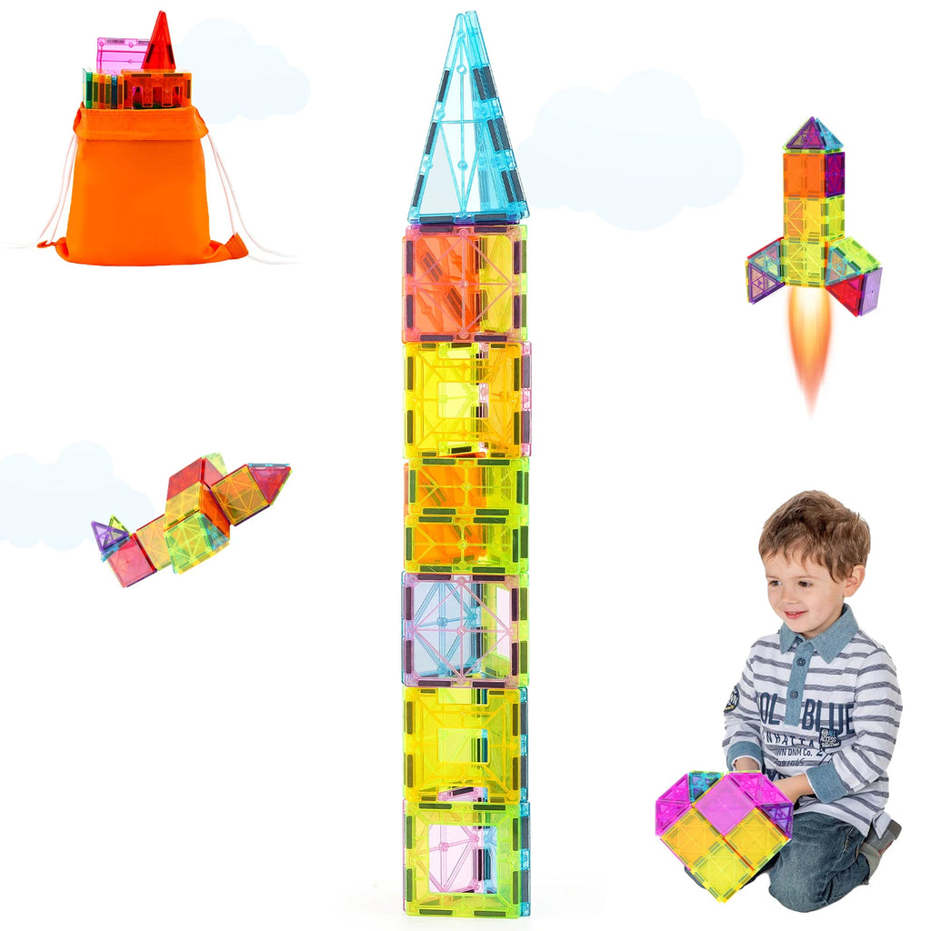 Creative Magnetic Building Tiles Set
