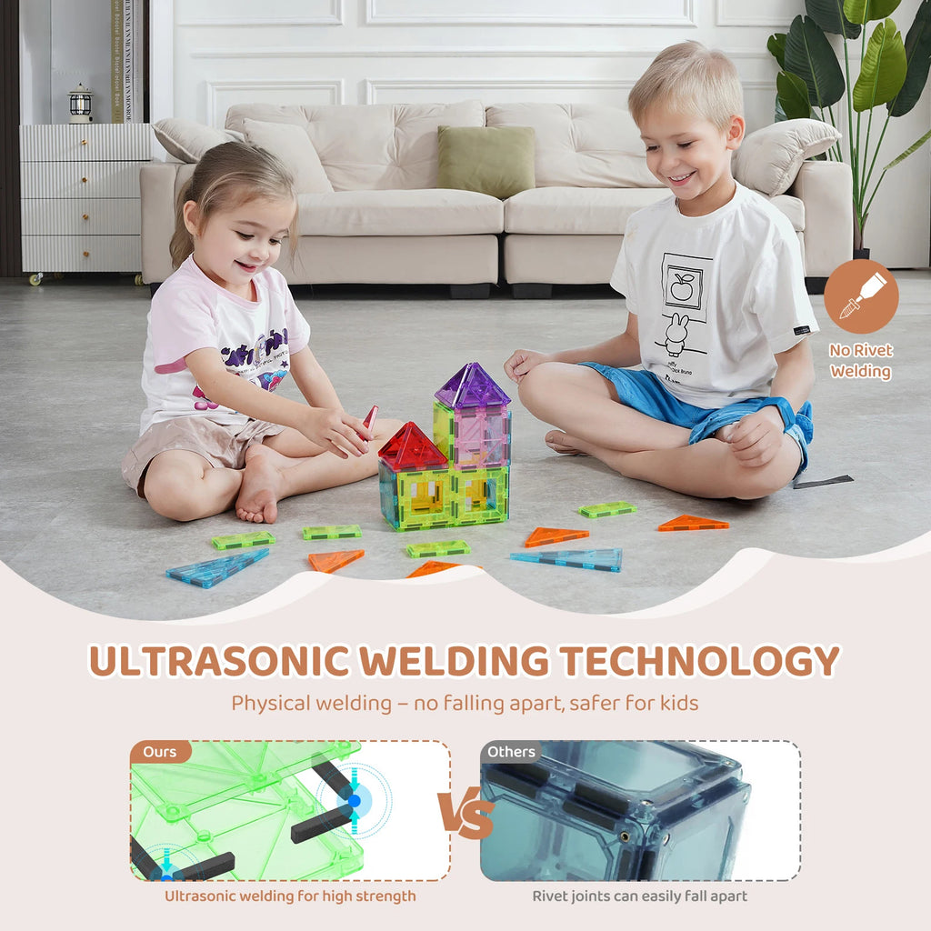 Creative Magnetic Building Tiles Set